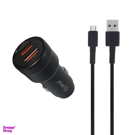 شارژر فندکی جیفوز (Gfuz) مدل CR-65 به همراه کابل Micro USB