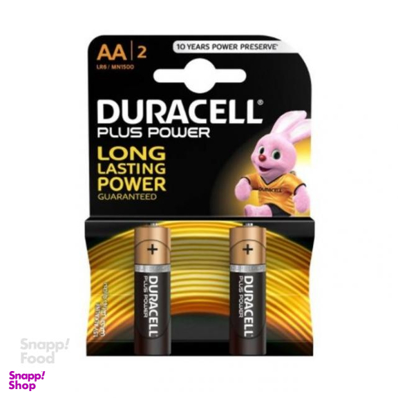 باتری قلمی دوراسل (Duracell) مدل Plus Power Duralock بسته 2 عددی