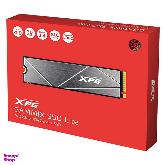 حافظه SSD اینترنال ایکس پی جی (XPG) مدل Gammix S50 Lite PCIe Gen4x4 M.2 2280 ظرفیت 2 ترابایت