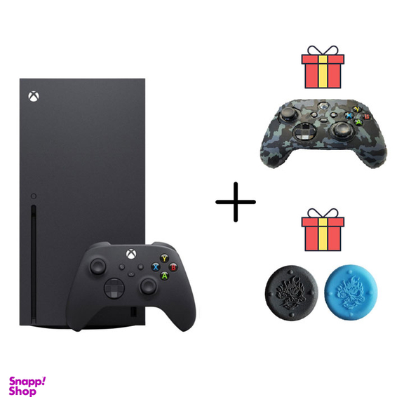 کنسول بازی مایکروسافت مدل XBox Series X به همراه هدیه (محافظ و روکش آنالوگ دسته)