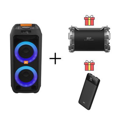 اسپیکر بلوتوثی سیلیکون پاور (Silicon Power) مدل BS91 به همراه هدیه (اسپیکر و پاوربانک سیلیکون پاور)