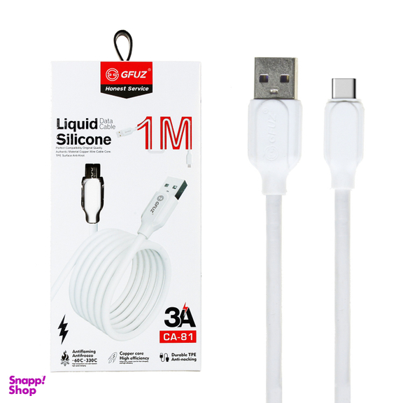 کابل فست شارژ USB به Type-C جیفوز (Gfuz) مدل CA-81 طول 1 متر