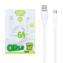 کابل سوپر فست شارژ 6 آمپر USB به Type-C جیفوز (Gfuz) مدل CA-125 طول 1 متر