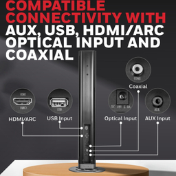 ساندبار هانیول (Honeywell) مدل HC000255/AUD/SB/U1000/BLK/UK Trueno-U1000