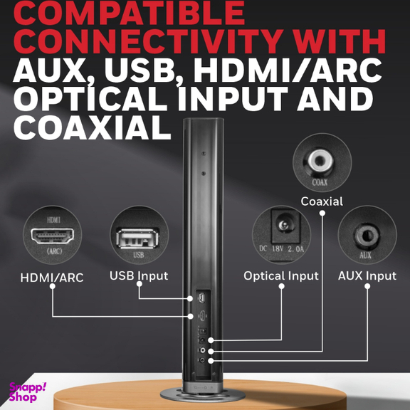 ساندبار هانیول (Honeywell) مدل HC000255/AUD/SB/U1000/BLK/UK Trueno-U1000
