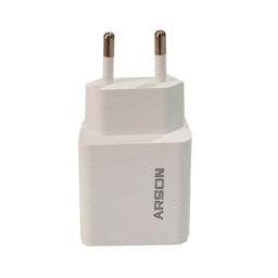 شارژر دیواری آرسون (Arson) مدل AN-W20W به همراه کابل لایتنینگ