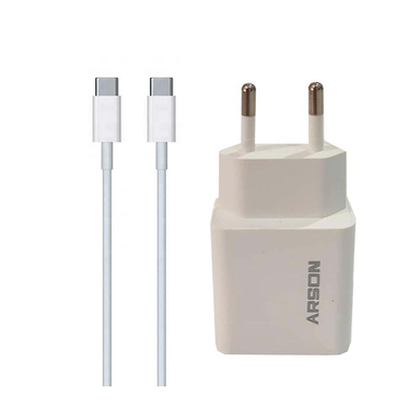شارژر دیواری آرسون (Arson) مدل AN-W20W به همراه کابل USB-C