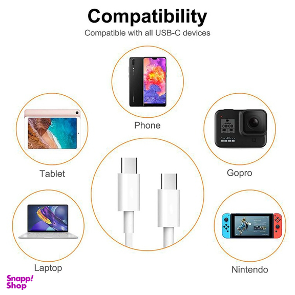 شارژر دیواری آرسون (Arson) مدل AN-W20W به همراه کابل USB-C