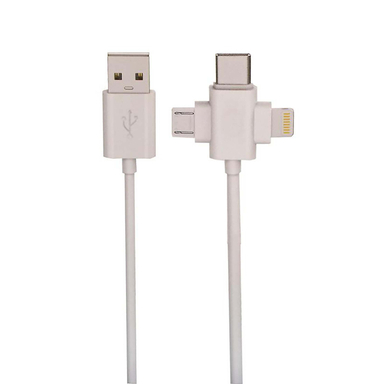 کابل تبدیل USB به لایتنینگ/USB-C/MicroUSB آرسون (Arson) مدل AN-311 طول 1 متر