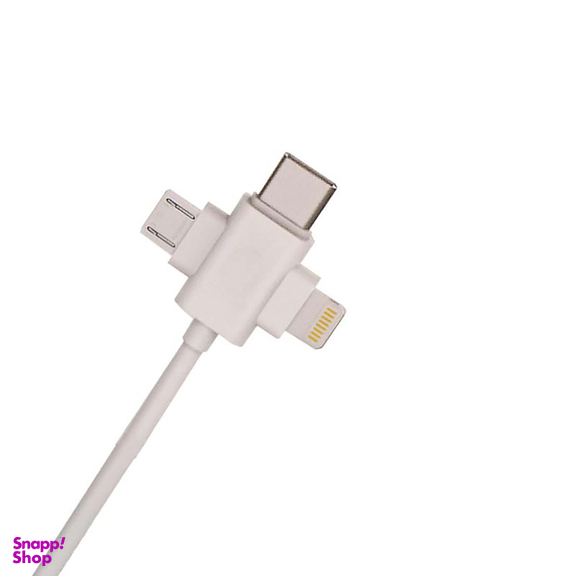 کابل تبدیل USB به لایتنینگ/USB-C/MicroUSB آرسون (Arson) مدل AN-311 طول 1 متر