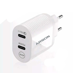 شارژر دیواری آرسون مدل AN-W02 به همراه کابل تبدیل USB-C