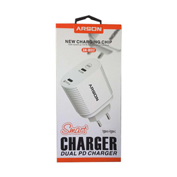 شارژر دیواری آرسون مدل AN-W02 به همراه کابل تبدیل USB-C