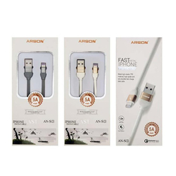 کابل تبدیل USB به لایتنینگ آرسون مدل AN-S3 طول 1 متر