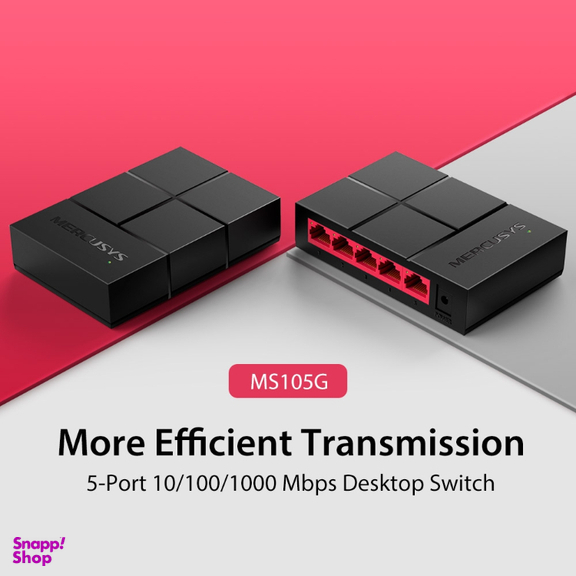 سویچ 5 پورت گیگابیتی مرکوسیس (Mercusys) مدل MS105G