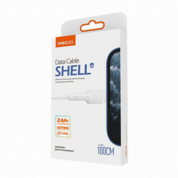 مبدل USB-C به لایتنینگ رسی (Recci) مدل RTC-N26L طول یک متر