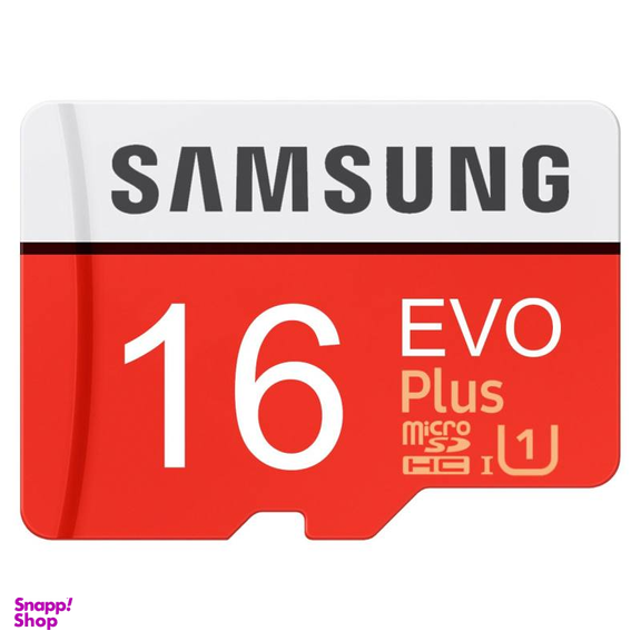 کارت حافظه microSDHC سامسونگ (Samsung) مدل Evo Plus کلاس 10 استاندارد UHS-I U1 سرعت 95MBps ظرفیت 16 گیگابایت به همراه آداپتور SD