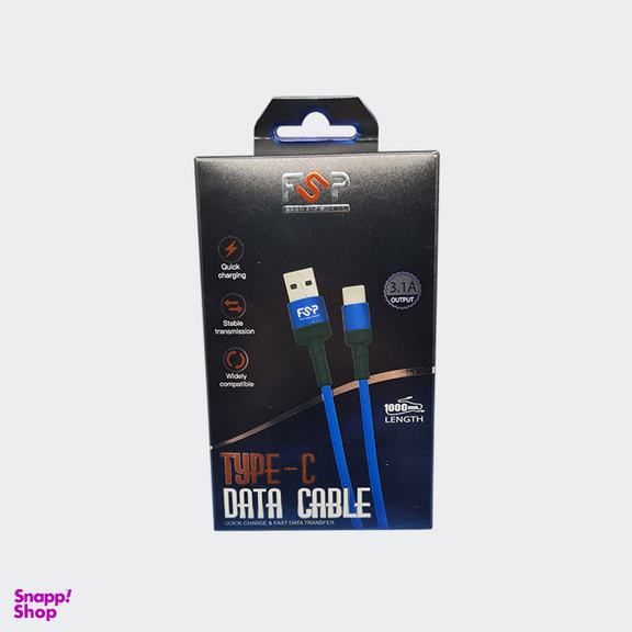 کابل شارژ و انتقال اطلاعات اف اس پی (FSP) مدل USB به Type-C 3٫1A