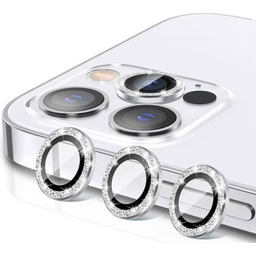 محافظ لنز دوربین مدل اکلیلی رینگی سفید مناسب برای گوشی موبایل اپل Iphone 13 Pro و 13 Pro Max