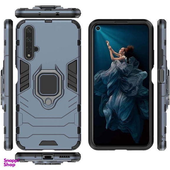 کاور ماموت (Mammoth) مدل M-GHB-BNDL مناسب موبایل هوآوی Nova 5T + محافظ صفحه نمایش و محافظ لنز و پایه نگهدارنده آهنربایی