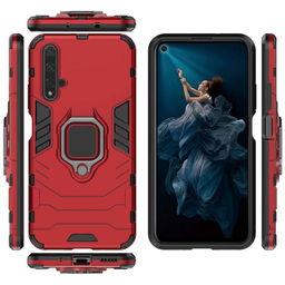 کاور ماموت (Mammoth) مدل M-GHB-BNDL مناسب موبایل هوآوی Nova 5T + محافظ صفحه نمایش و محافظ لنز و پایه نگهدارنده آهنربایی