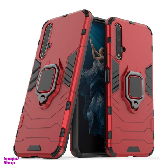 کاور ماموت (Mammoth) مدل M-GHB-BNDL مناسب موبایل هوآوی Nova 5T + محافظ صفحه نمایش و محافظ لنز و پایه نگهدارنده آهنربایی