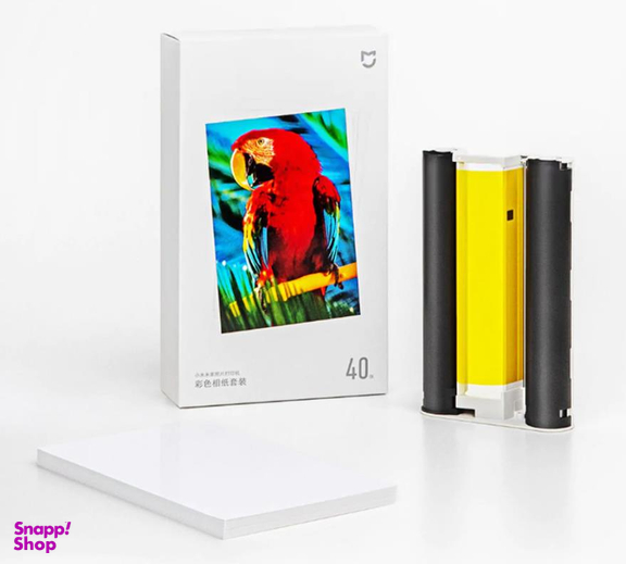 کاغذ چاپ عکس شیائومی مدل به همراه ریبون چاپگر Photo Printer Paper+Ribbon Sd20 رنگ سفید