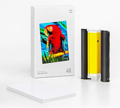 کاغذ چاپ عکس شیائومی مدل به همراه ریبون چاپگر Photo Printer Paper+Ribbon Sd20 رنگ سفید