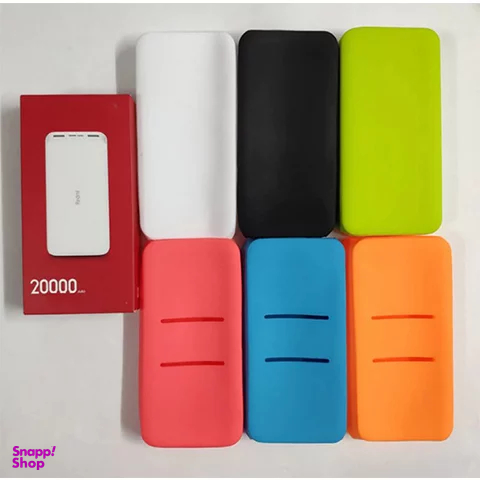 کاور سیلیکونی شیائومی مناسب برای پاور بانک 20000 Redmi
