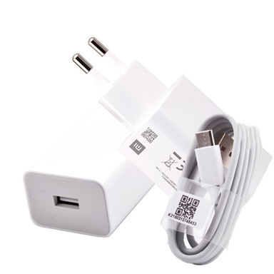 آداپتور و شارژر دیواری 18 وات شیائومی مدل Mi Fast Charge به همراه کابل