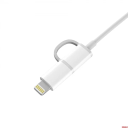 کابل تبدیل Usb به Lighting‬‏/Microusb زد ام آی (ZMI) مدل Al801