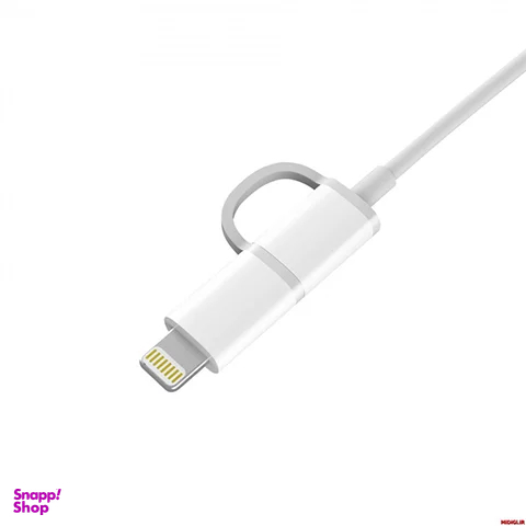 کابل تبدیل Usb به Lighting‬‏/Microusb زد ام آی (ZMI) مدل Al801