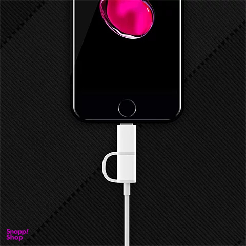 کابل تبدیل Usb به Lighting‬‏/Microusb زد ام آی (ZMI) مدل Al801