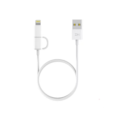 کابل تبدیل Usb به Lighting‬‏/Microusb زد ام آی (ZMI) مدل Al801