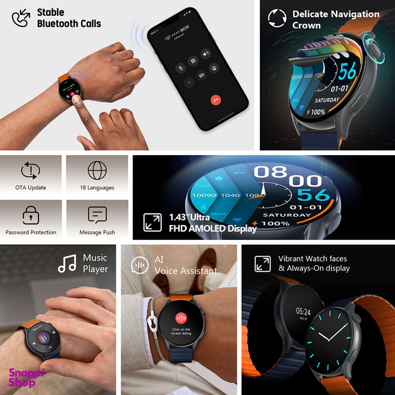 ساعت هوشمند مدل Kieslect Calling Watch Kr Pro
