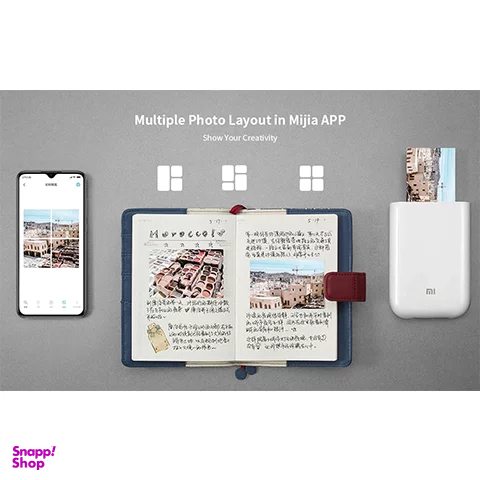 پرینتر قابل حمل موبایل شیائومی مدل Mi Portable Pocket Photo Printer