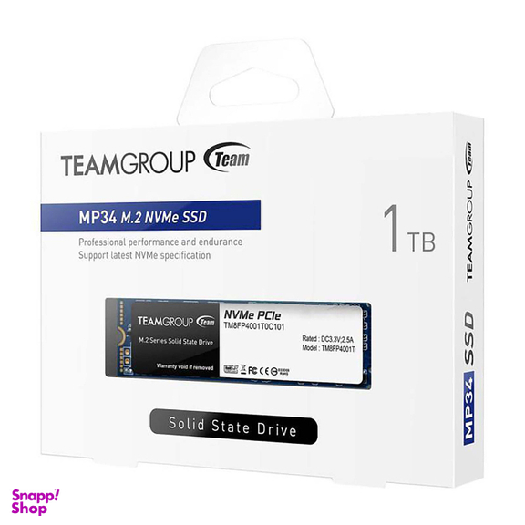 اس اس دی اینترنال تیم گروپ (Team Group) مدل MP34 ظرفیت یک ترابایت