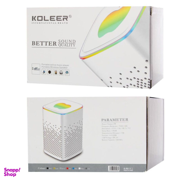 اسپیکر بلوتوثی قابل حمل کلر (Koleer) مدل S818