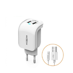 شارژر دیواری موکسوم (Moxom) مدل KH 25 به همراه کابل