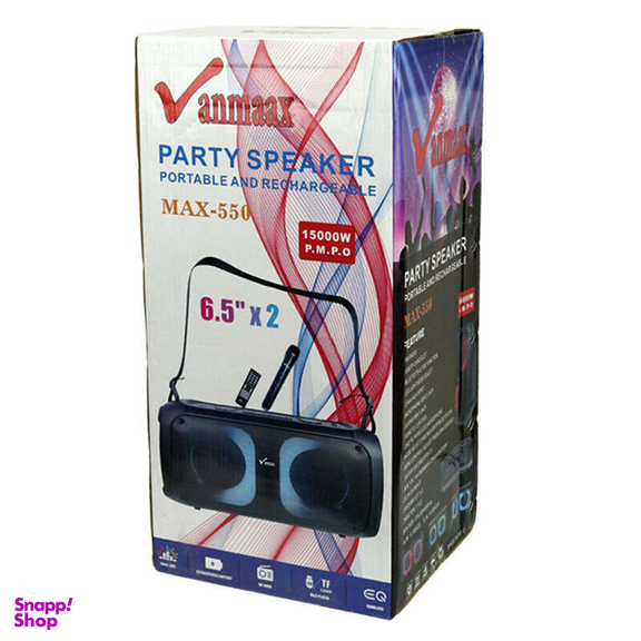 اسپیکر بلوتوثی قابل حمل وان مکس (One max) مدل Max-550
