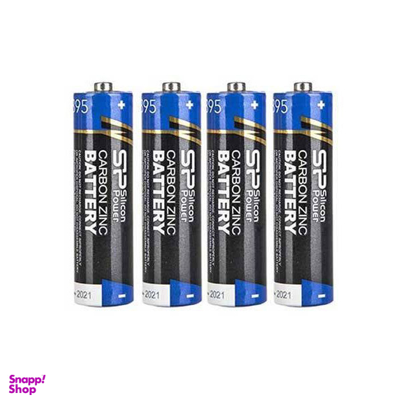 باتری قلمی سیلیکون پاور (Silicon Power) مدل Carbon Zin بسته 4 عددی