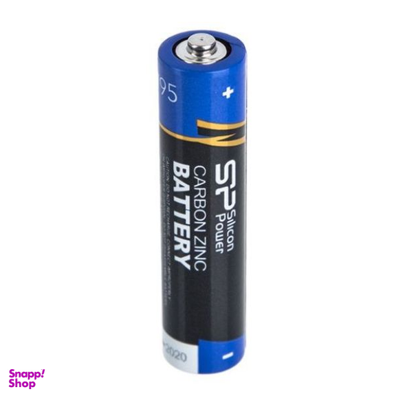 باتری نیم قلمی سیلیکون پاور (Silicon Power) مدل Carbon Zinc بسته 4 عددی