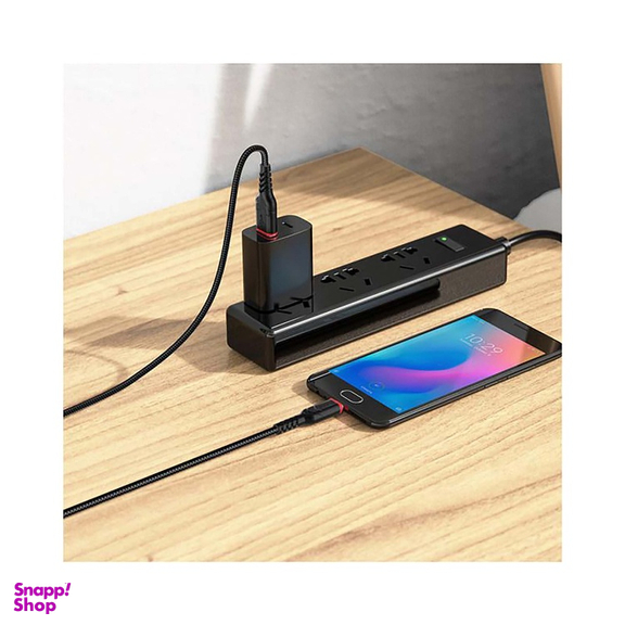 کابل تبدیل USB-C به MicroUSB هوکو (Hoco) مدل X59 طول یک متر