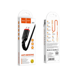 کابل تبدیل USB-C به MicroUSB هوکو (Hoco) مدل X59 طول یک متر