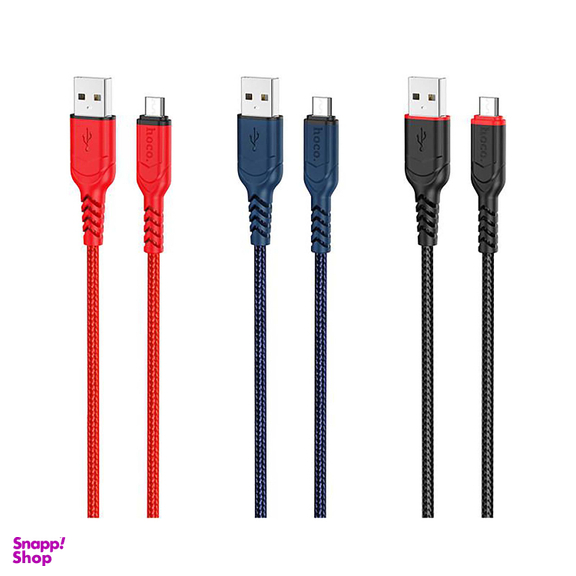 کابل تبدیل USB-C به MicroUSB هوکو (Hoco) مدل X59 طول یک متر