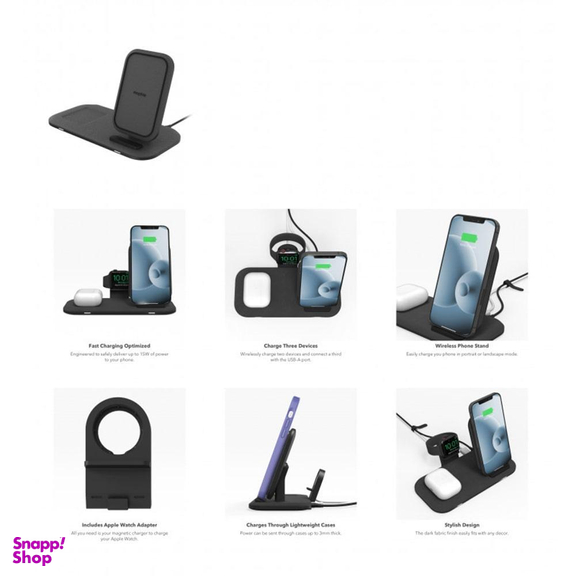 استند شارژر وایرلس موفی مدل Universal Wireless Charging Stand Plus