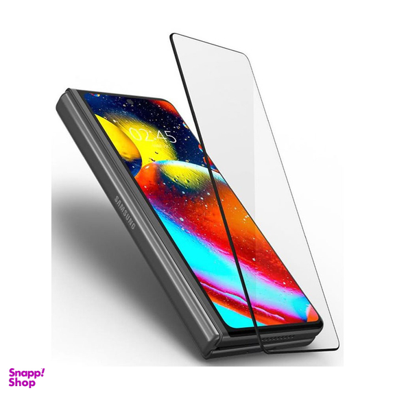 محافظ صفحه نمایش اسپیگن (Spigen) مدل GLAS.tR Glass Galaxy Z Fold 3 همراه با فیلم محافظ لولا