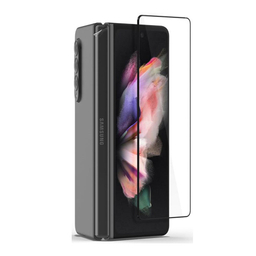 محافظ صفحه نمایش اسپیگن (Spigen) مدل GLAS.tR Glass Galaxy Z Fold 3 همراه با فیلم محافظ لولا