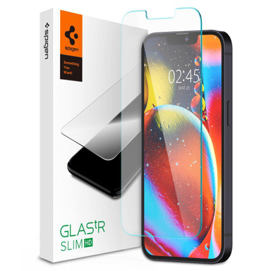 محافظ صفحه نمایش اسپیگن (Spigen) مدل Glas.tR SLIM HD Glass مناسب برای موبایل iphone 13 Pro Max