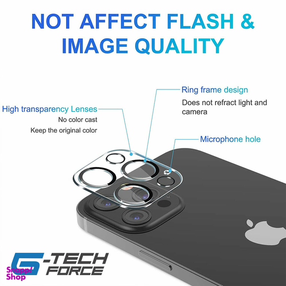 محافظ لنز دوربین جیتک (G-Tech) مدل GForce Lens Protector مناسب برای موبایل iphone 13 Pro Max