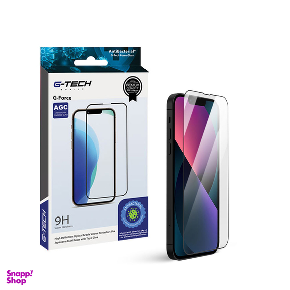 گلس محافظ صفحه نمایش جیتک (G-Tech) مدل G Force مناسب برای موبایل iphone 13 Pro/13